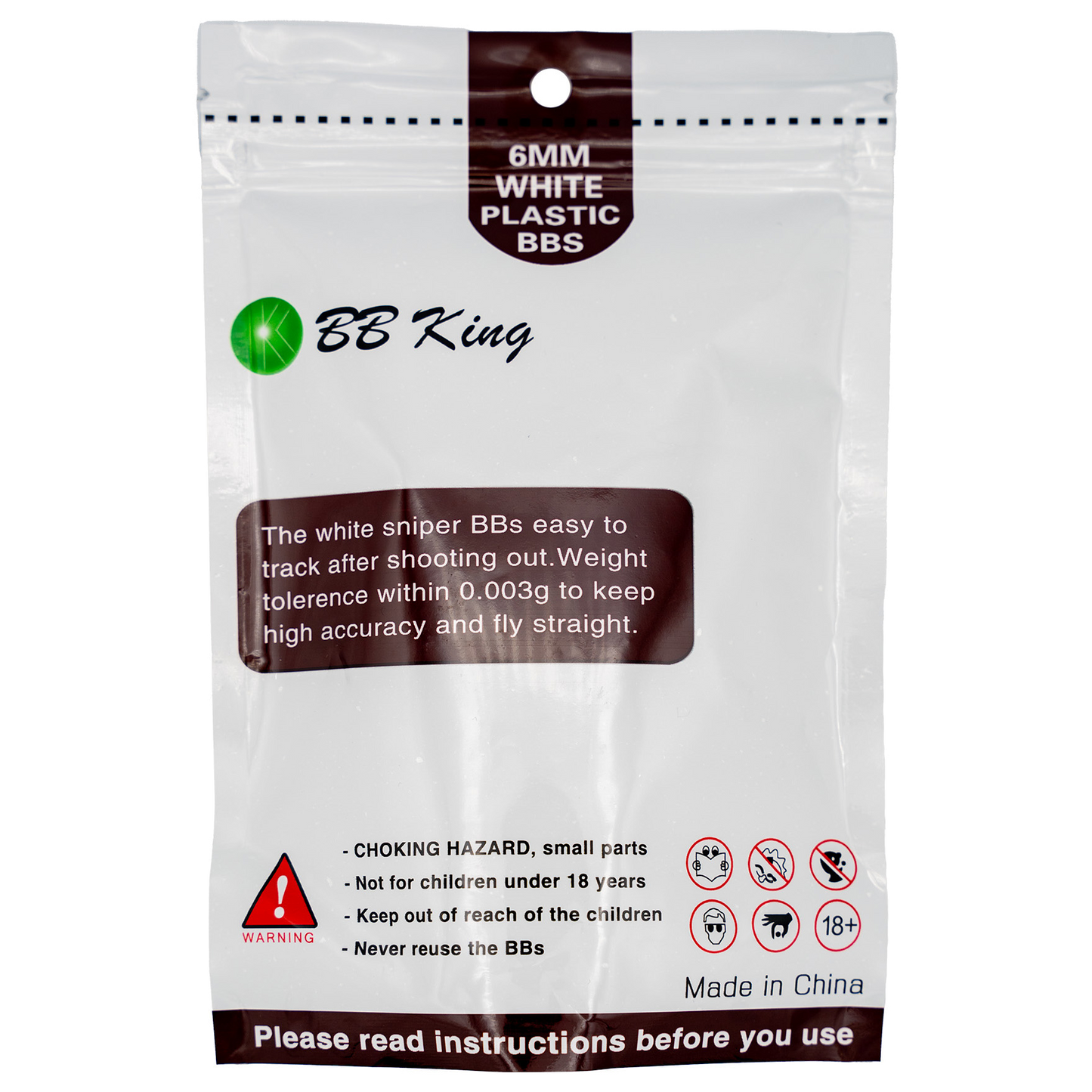 BB King Bio BB di alta precisione 0.40g - Airsoft