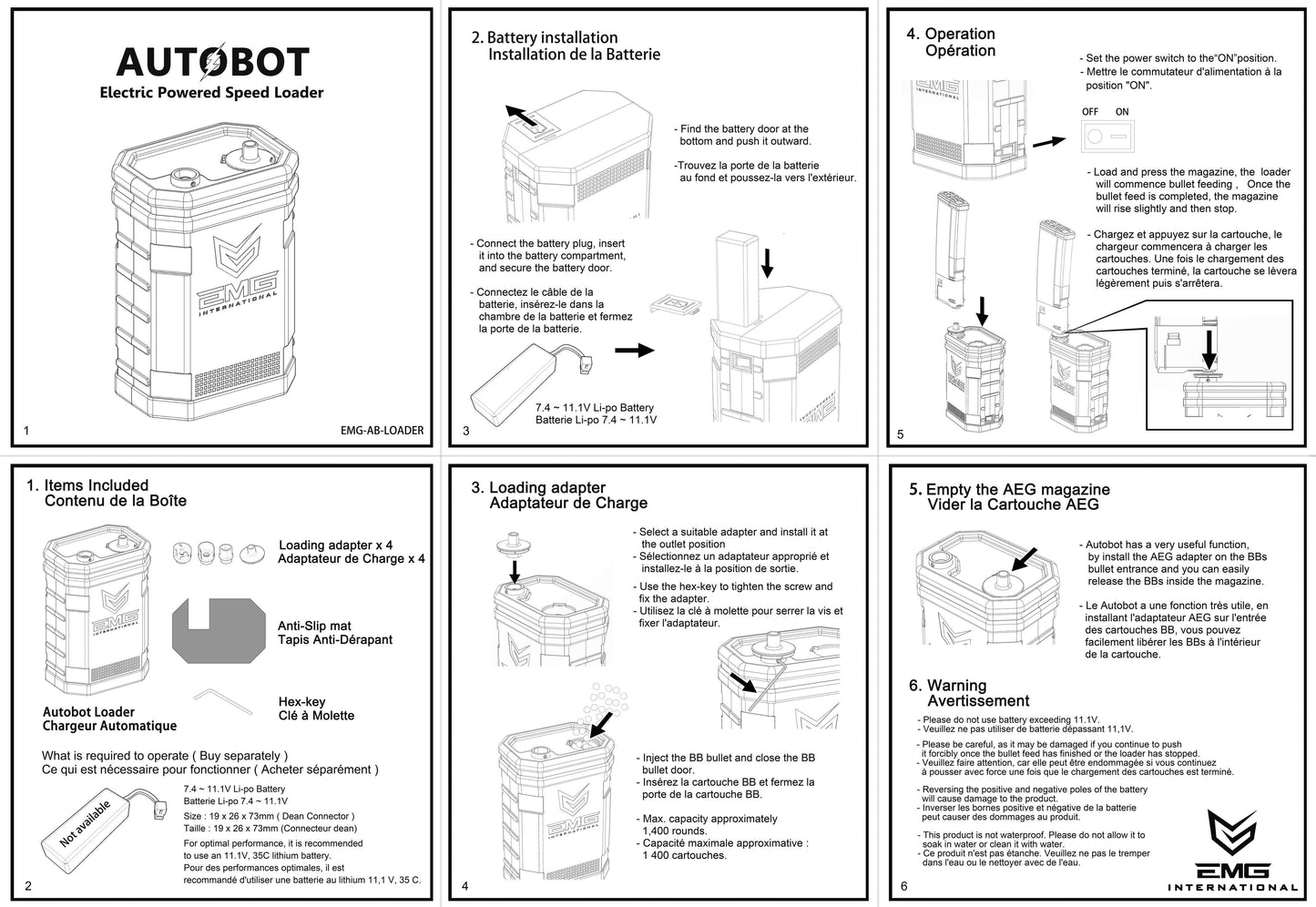 Caricatore rapido EMG "Autobot"