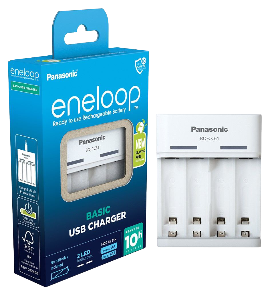 Panasonic Batterie-Ladegerät USB BQ-CC61