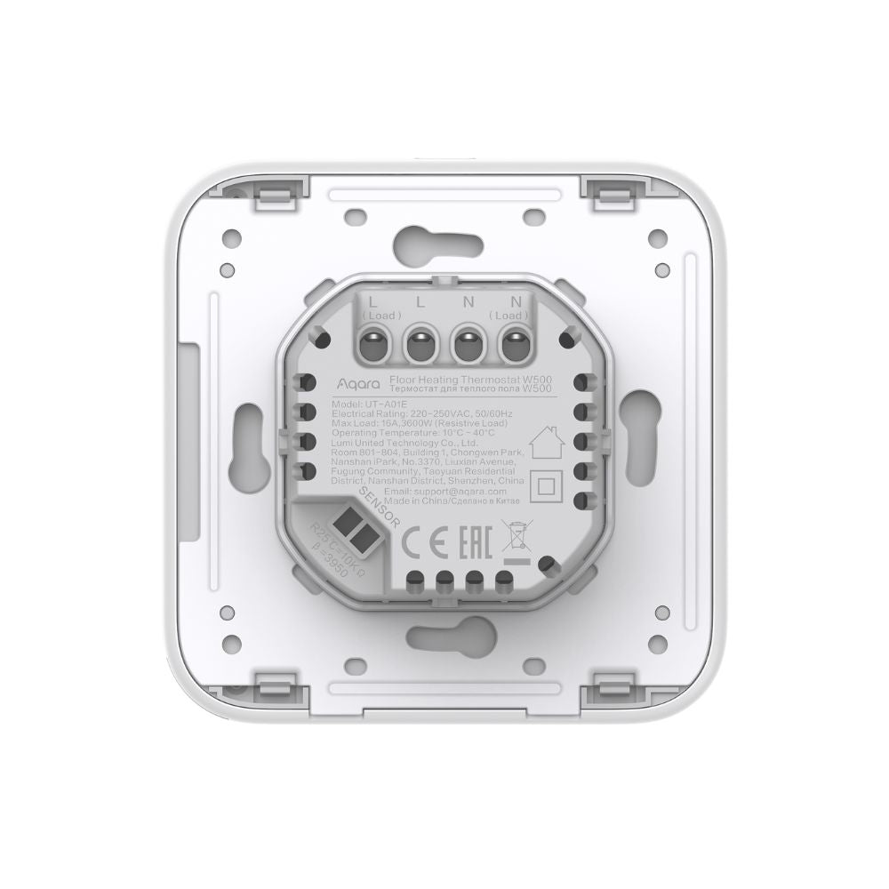 Aqara W500 Zigbee+Thread Wandthermostat Fußbodenheizung