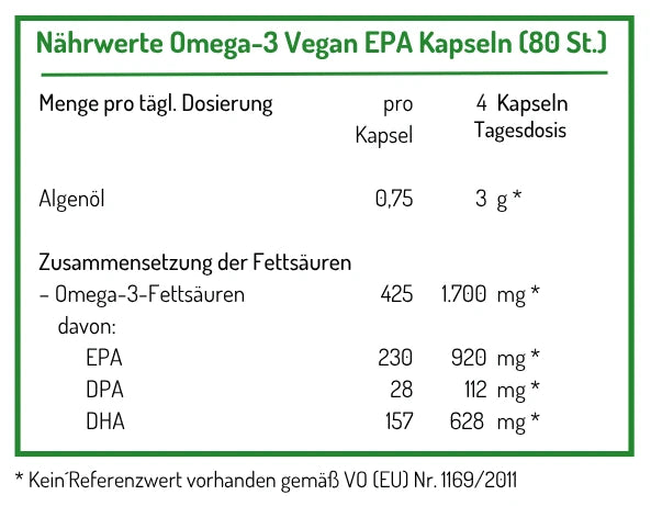 Norsan Omega-3 Vegan EPA Kapseln