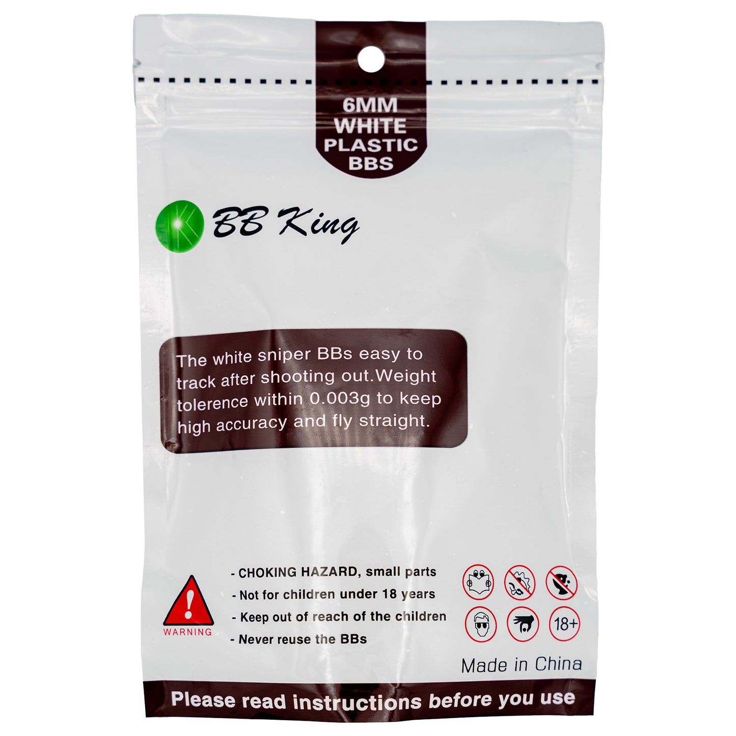 BB King High Precision 0.40g Bio BBs - Airsoft