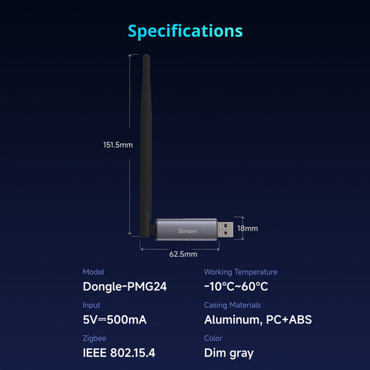 SONOFF Zigbee/Thread USB-Dongle | Dongle Plus MG24