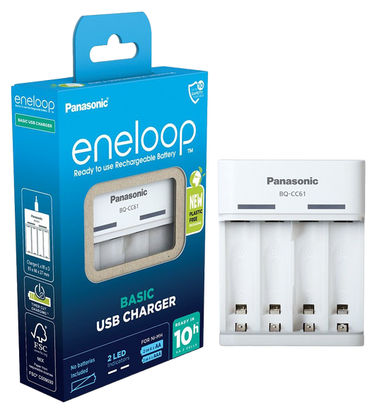 Panasonic Batterie-Ladegerät USB BQ-CC61