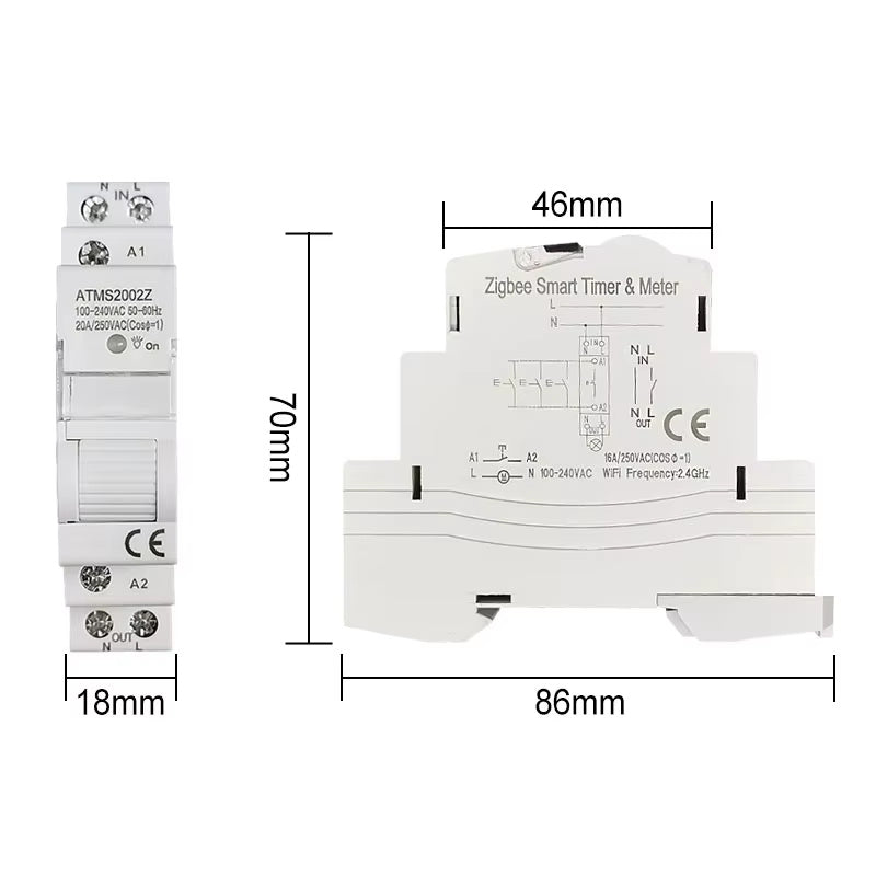 Zigbee Stromstoßrelais